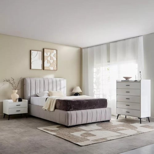 سرير توين منجّد أوربانيا من مينڤيورا - 120x200 سم