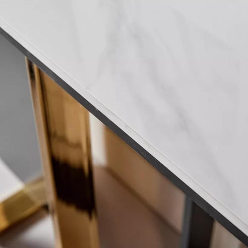 طاولة كونسول حجر متكلس من مادوكس ترنكس