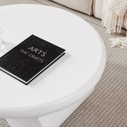 طاولة قهوة تافريلا عالية اللمعان مع إضاءة من ألواح...