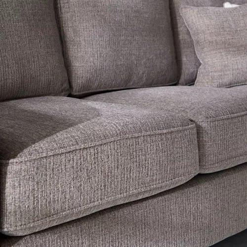 كنبة كاستيلّا 3 مقاعدة بوسادتين لون ابيض هيكل خشب...