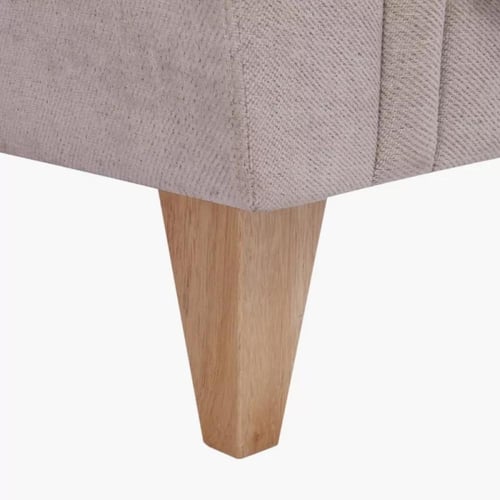 كنبة فيورنا مقعدين مع 2 وسادة قماش لون رمادي فاتح...