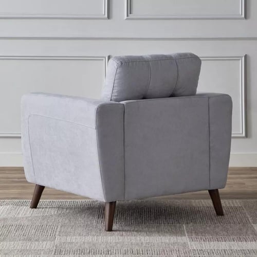 كنبة مقعد واحد كتان لون رمادي من دوفر