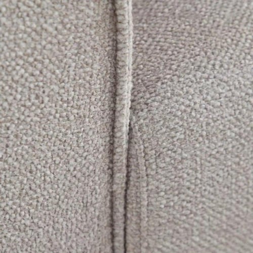 كنبة جون 3 مقاعد قماش بوكيلة لون رمادي بارجل معدني...