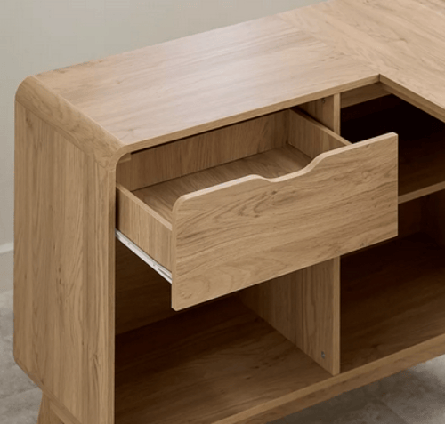 مكتب زاوية عملي مع درج تخزين – نورديكا