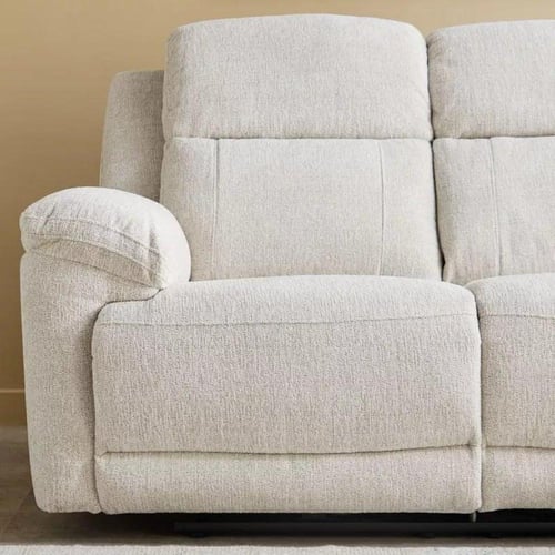 كنبة استرخاء فيلورا 3 مقاعد مع مسند قابل للطي وحام...