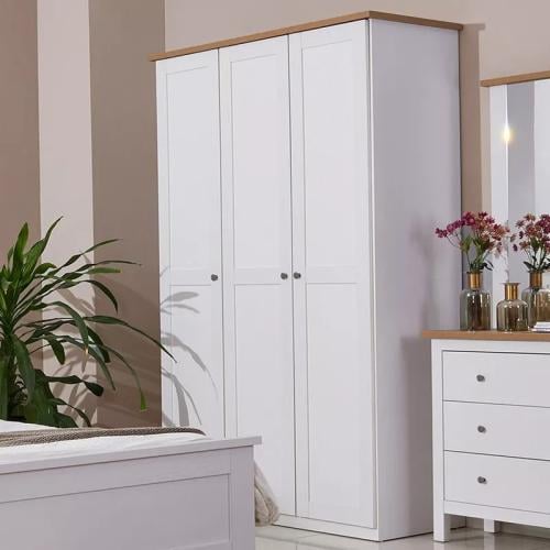 خزانة ملابس 3 أبواب 5 رفوف من مينڤيورا