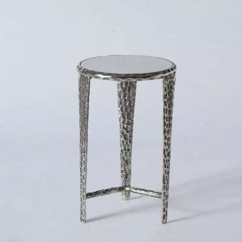 طقم طاولة من قطعتين بسطح من الرخام الأصلي قاعدة مع...