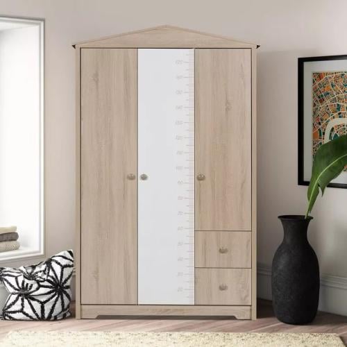 خزانة ملابس 3 أبواب بدرجين من سوفيتا