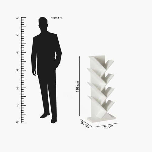 خزانة كتب 8 رفوف من كاسبر – متينة بتشطيب عصري