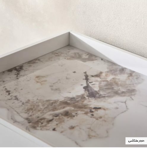 خزانة جانبية بسطح من الحجر الملبد من بيريل