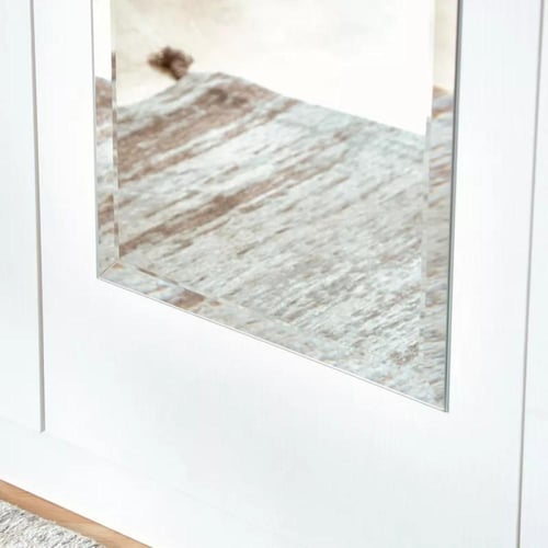 خزانة ملابس 3 أبواب 6 رفوف مع مرآة من تيرڤيانو