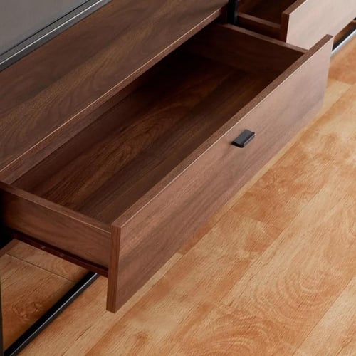 طاولة تلفزيون تشيشيليا 70 بوصة 1.6 متر بسطح زجاجي...