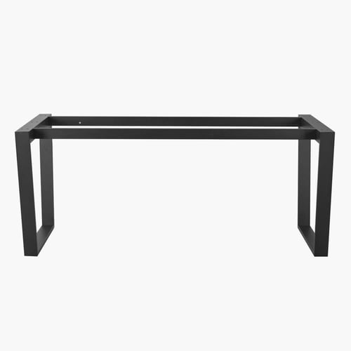 طقم طاولة سفرة بتصميم U خشب هندسي بيج مع 6 كراسي ق...