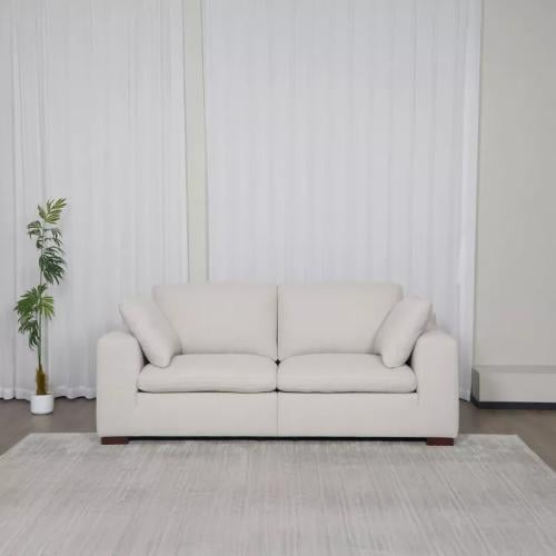 كنبة دوريڤا بـ3 مقاعد مع وسادتين للذراعين قماش لون...