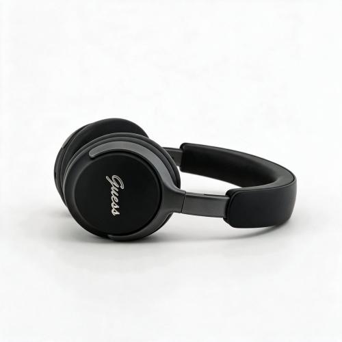 Wireless Bluetooth headset black color brand Guess