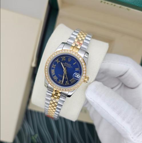 ساعة رولكس نسائية بطارية ديت جست