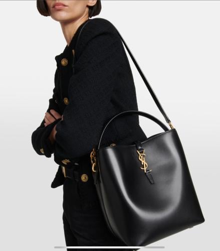 شنطة ستايل دلو من الجلد Saint Laurent