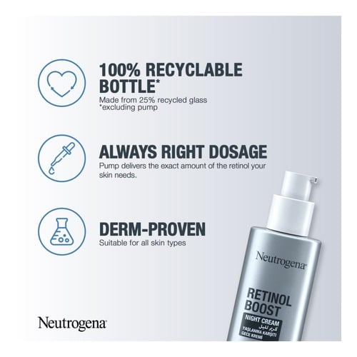 نيوتروجينا ريتنول بوست كريم ليلي – مضاد لتجاعيد ال...