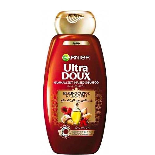 غارنييه ألترا دوكس – شامبو بزيت الخروع واللوز لتقو...