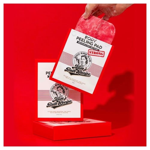 مومز باث ليفة تقشير الجسم القوية ( علبة 8 حبات )