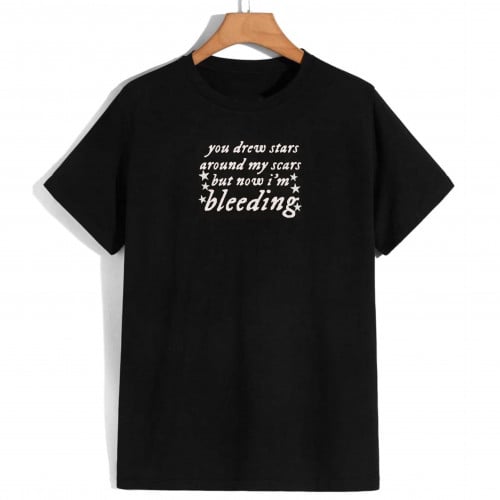 Embroidery T-shirt Taylor Swift song