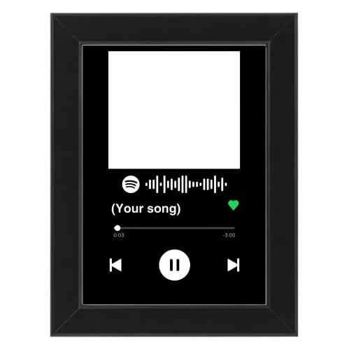 Spotify glass | song frame