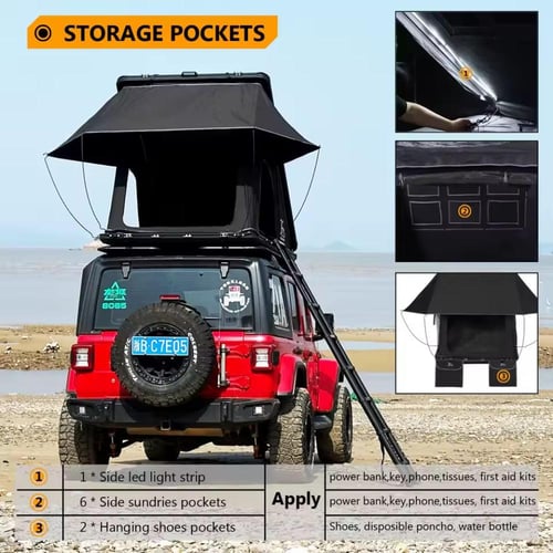 خيمة سقف السيارة (المثلثة)