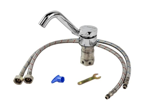 صنبور قابل للطي خطين حار/بارد 2