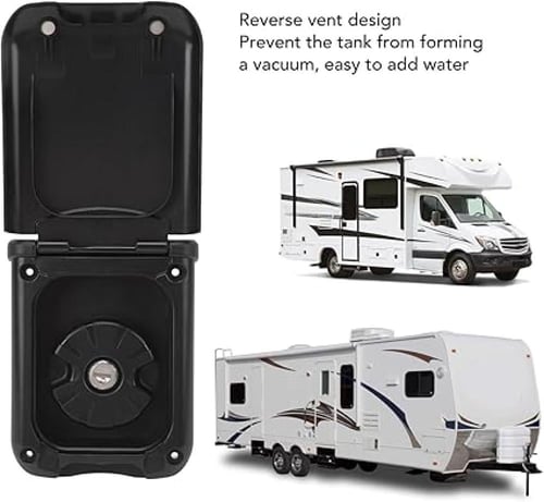 مدخل ماء مزود بغطاء