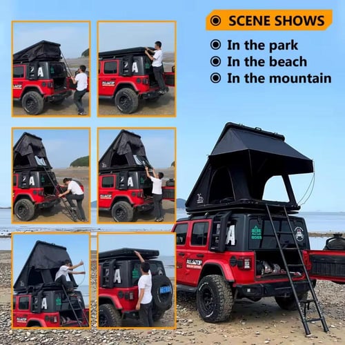 خيمة سقف السيارة (المثلثة)