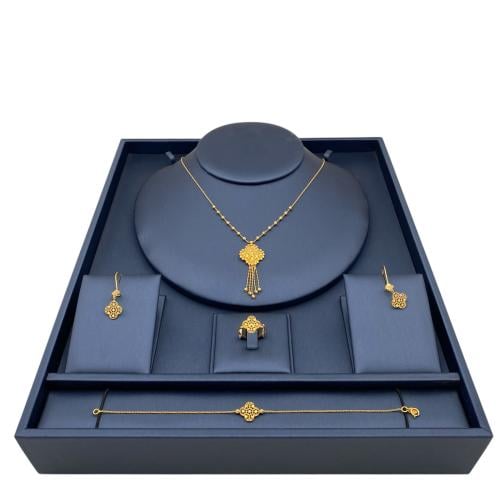 طقم ذهب عيار 21 الوزن 9.50 جرام