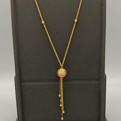 سبحه ذهب عيار 21 الوزن 5.67 جرام