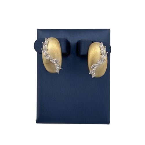 حلق ذهب عيار 18 الوزن 5.12 جرام