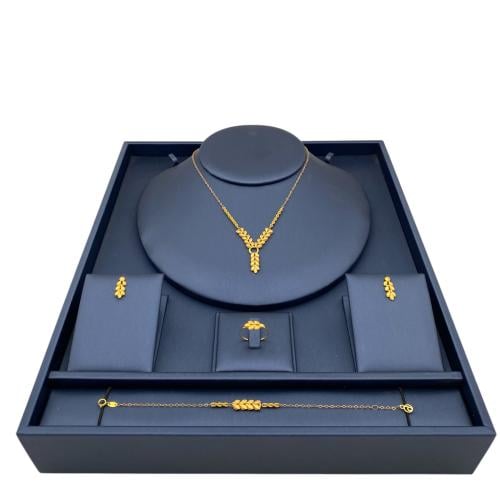 طقم ذهب عيار 21 الوزن 4.83 جرام