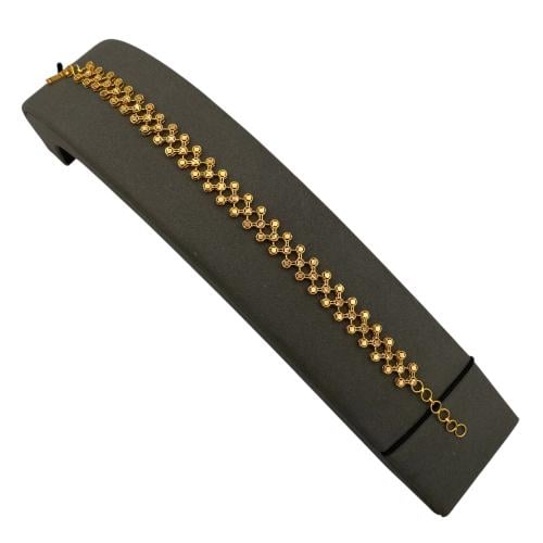 اسواره ذهب عيار 21 الوزن 5.13 جرام