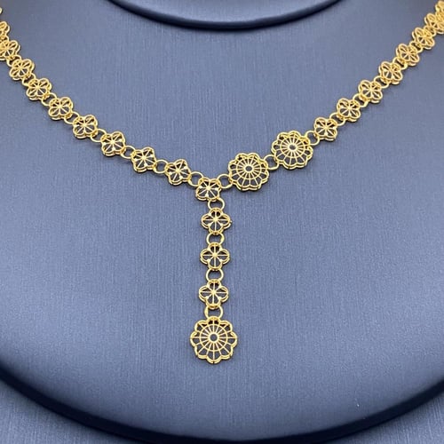 طقم ذهب عيار 21 الوزن 9.33 جرام