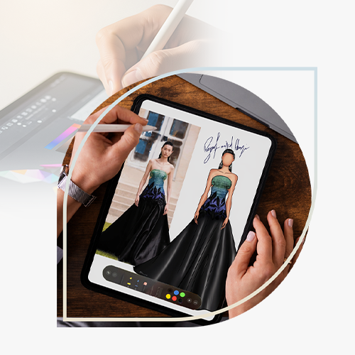 دورة رسم الازياء الرقمي باستخدام procreate