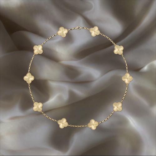 عقد فينتاج ألامبرا | Silver &Gold