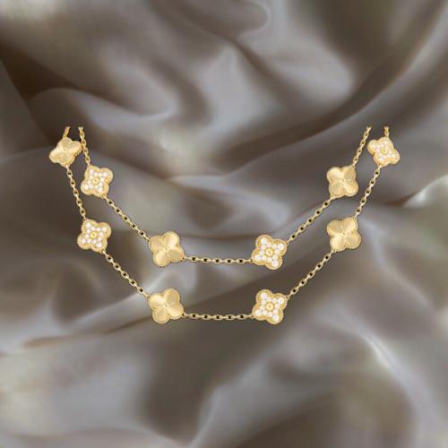 عقد فينتاج ألامبرا الطويل | gold