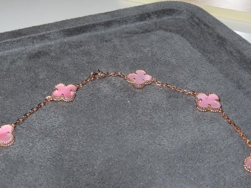 عقد فينتاج ألامبرا | عرق اللؤلؤ بيبي بينك