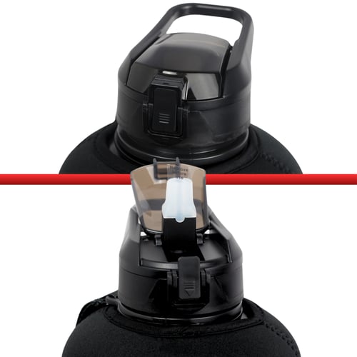 قارورة مياه رياضية 2.2L (نسخة Never give up)