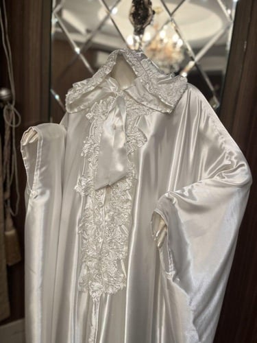 عباية عروس دانتيل