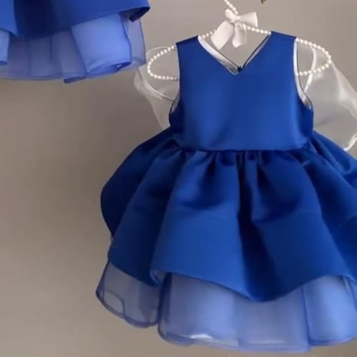 فستان طبقات منفوش