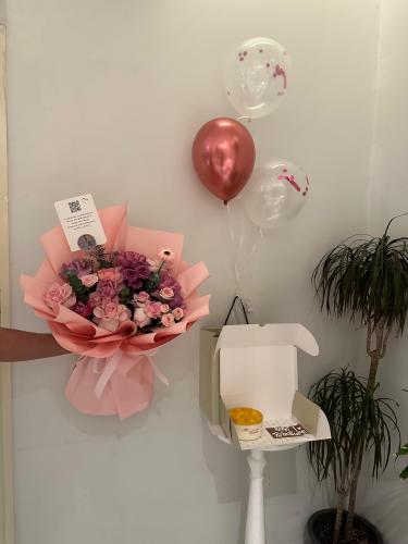 Ganache and Rose Cake | Gifts Jeddah