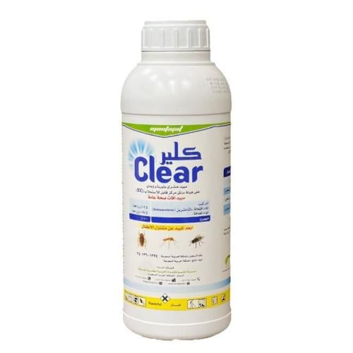 كلير Clear مبيد حشري دلتامثرين 2.5% – 1 لتر | لمكا...