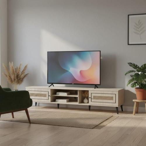 طاولة بلازما بتصميم عصري – المقاس 160×40×45 سم