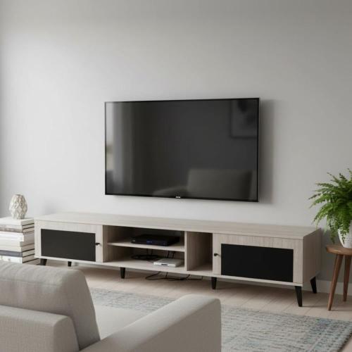 طاولة بلازما بتصميم عصري – المقاس 200×40×45 سم