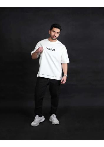 WHO? - Oversized White T-Shirt