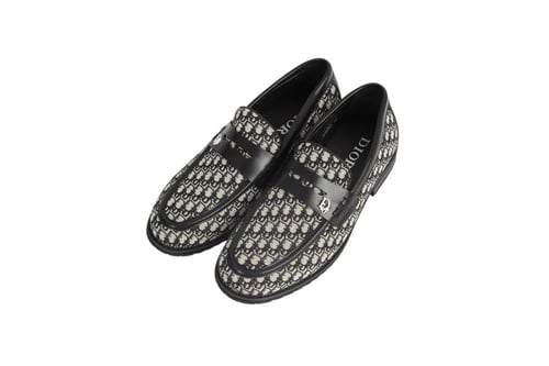 حذاء Dior Loafer رجالي بنقشة مونوغرام أيقونية