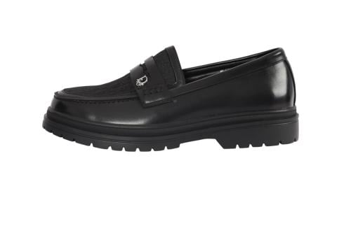 حذاء Dior Loafer رجالي بنقشة مونوغرام أسود
